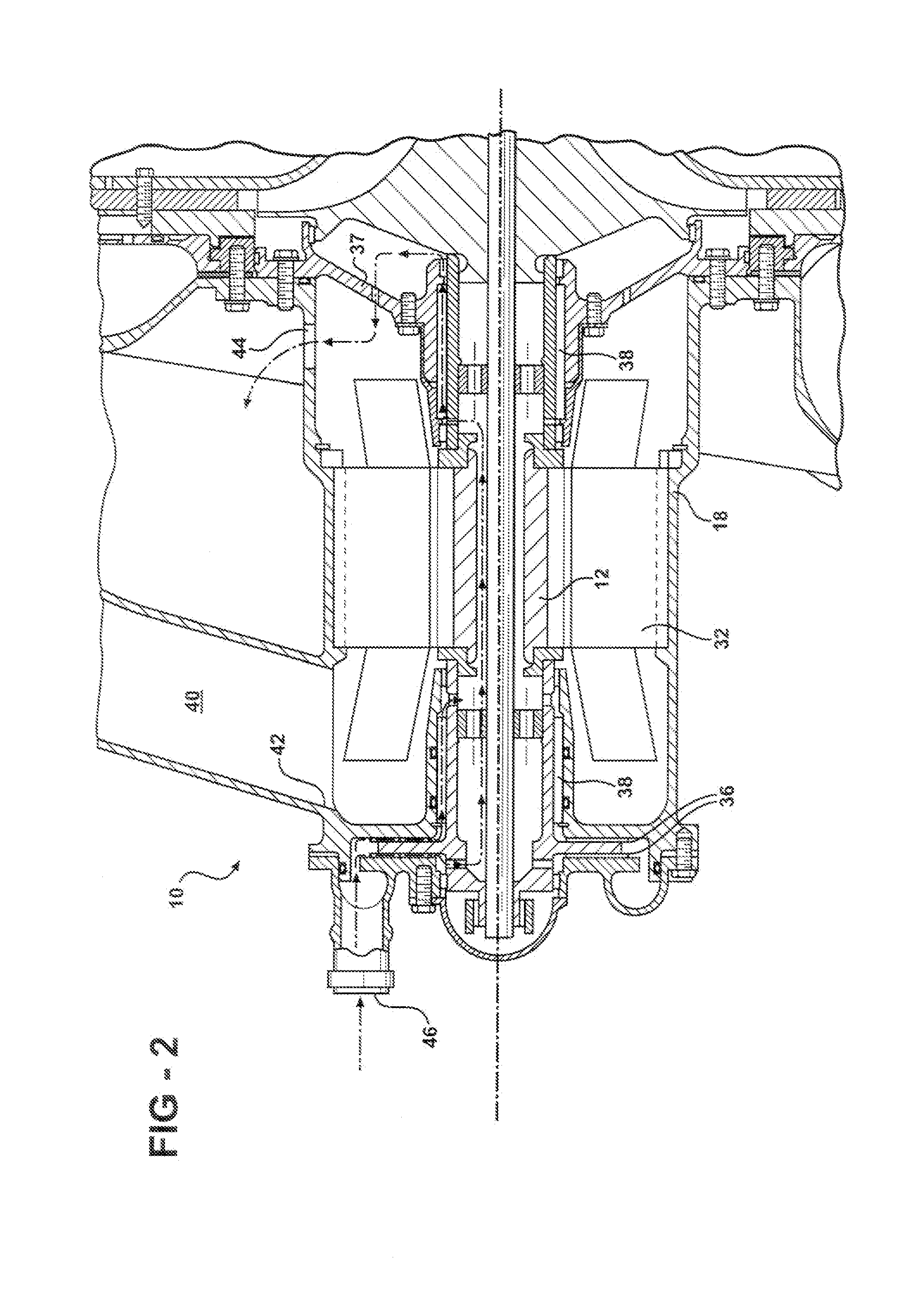 Air bearing and motor cooling