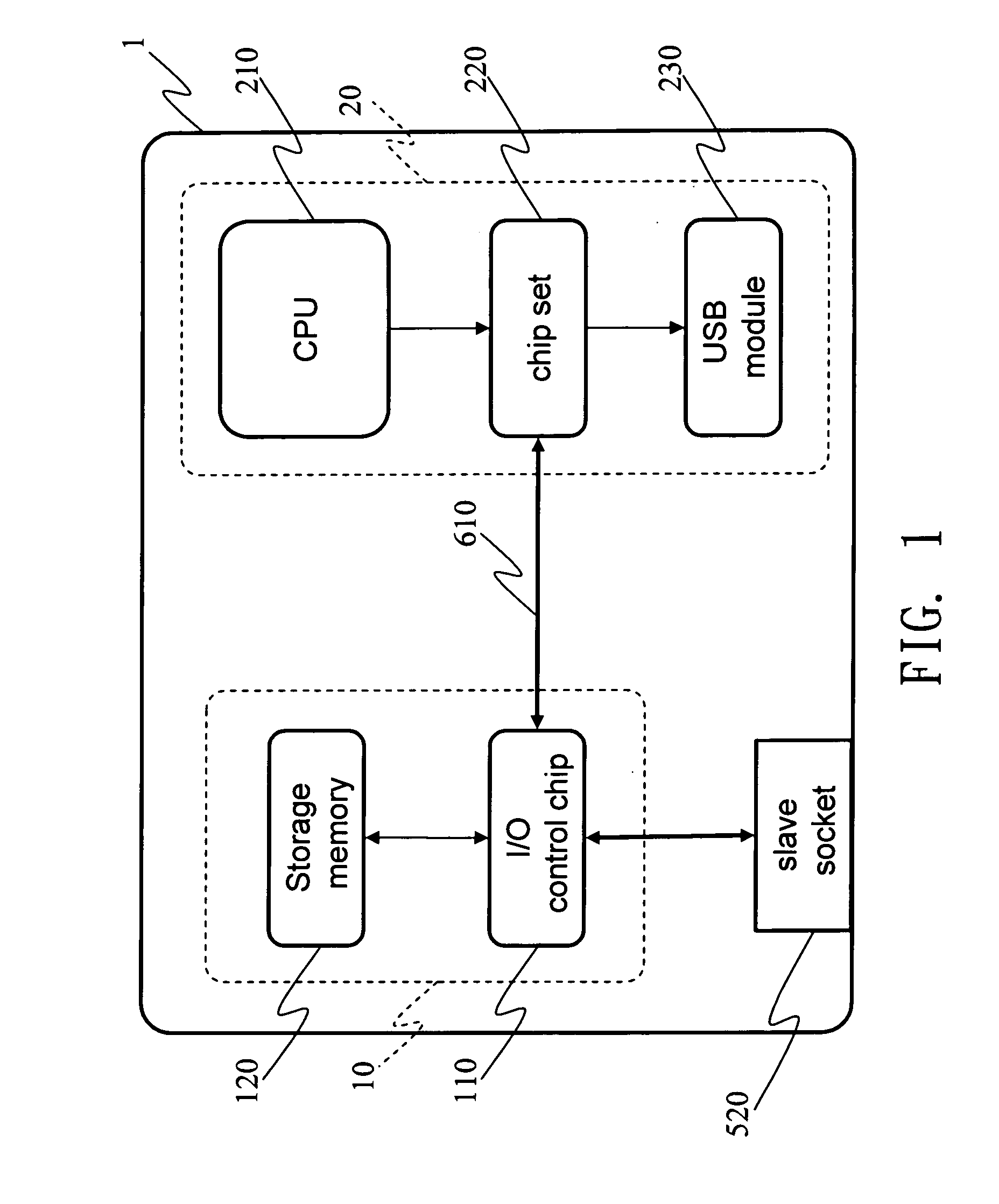 Communication interface for use in personal computer