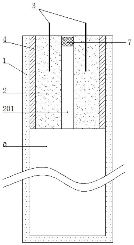 A transmission tower pile foundation with adjustable anti-pulling and anti-extrusion properties