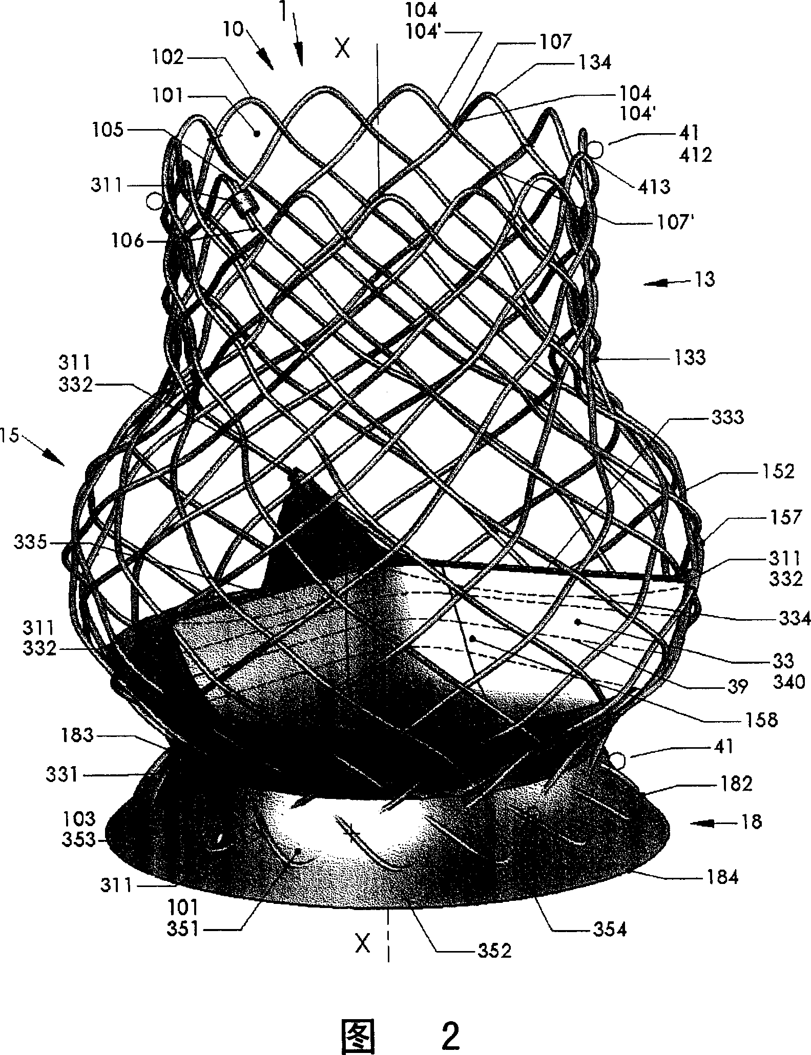 Artificial heart valve with scaffold