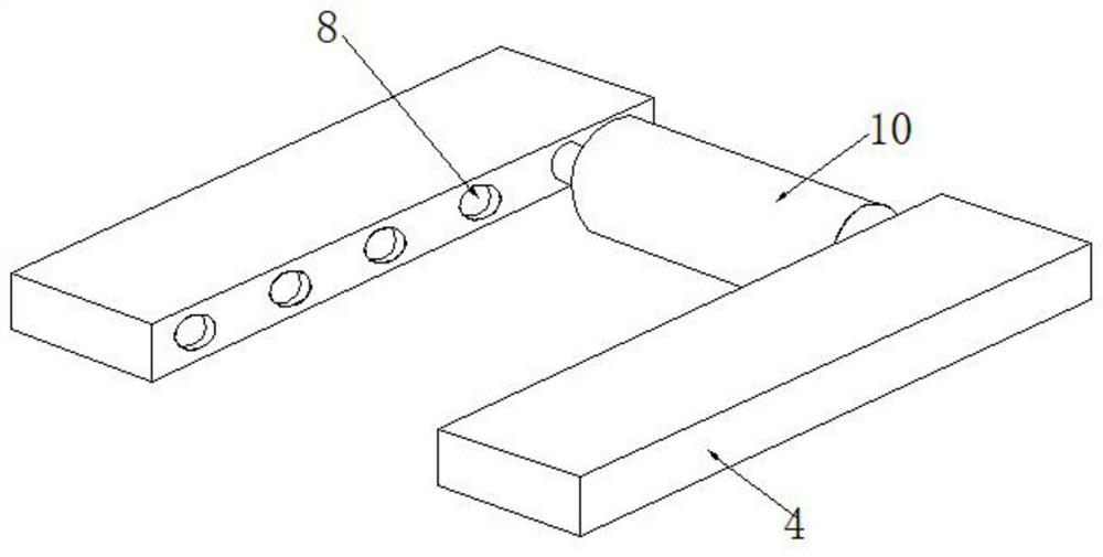 Water conservancy engineering pipeline outer surface rust removal device with positioning performance