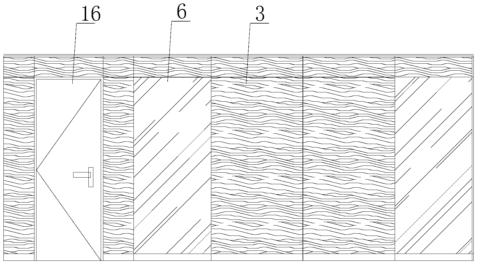 Modular finished product partition system