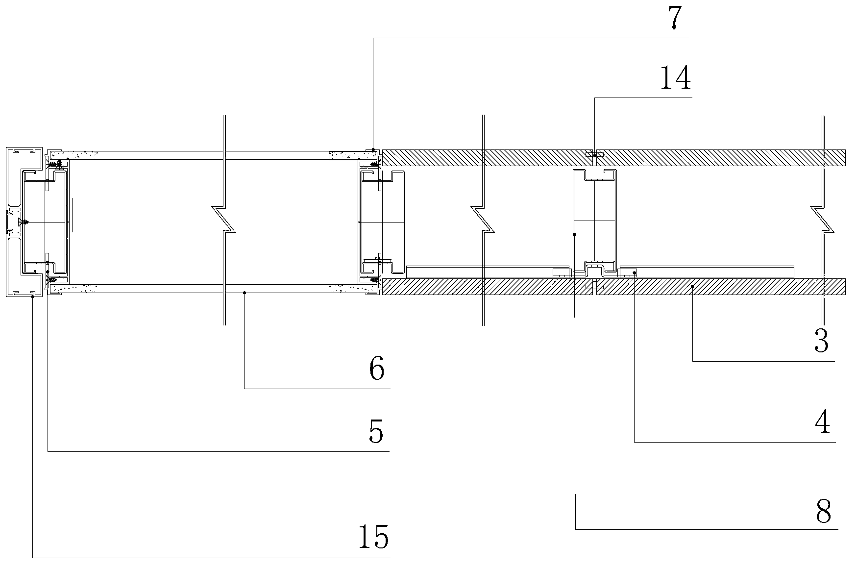 Modular finished product partition system