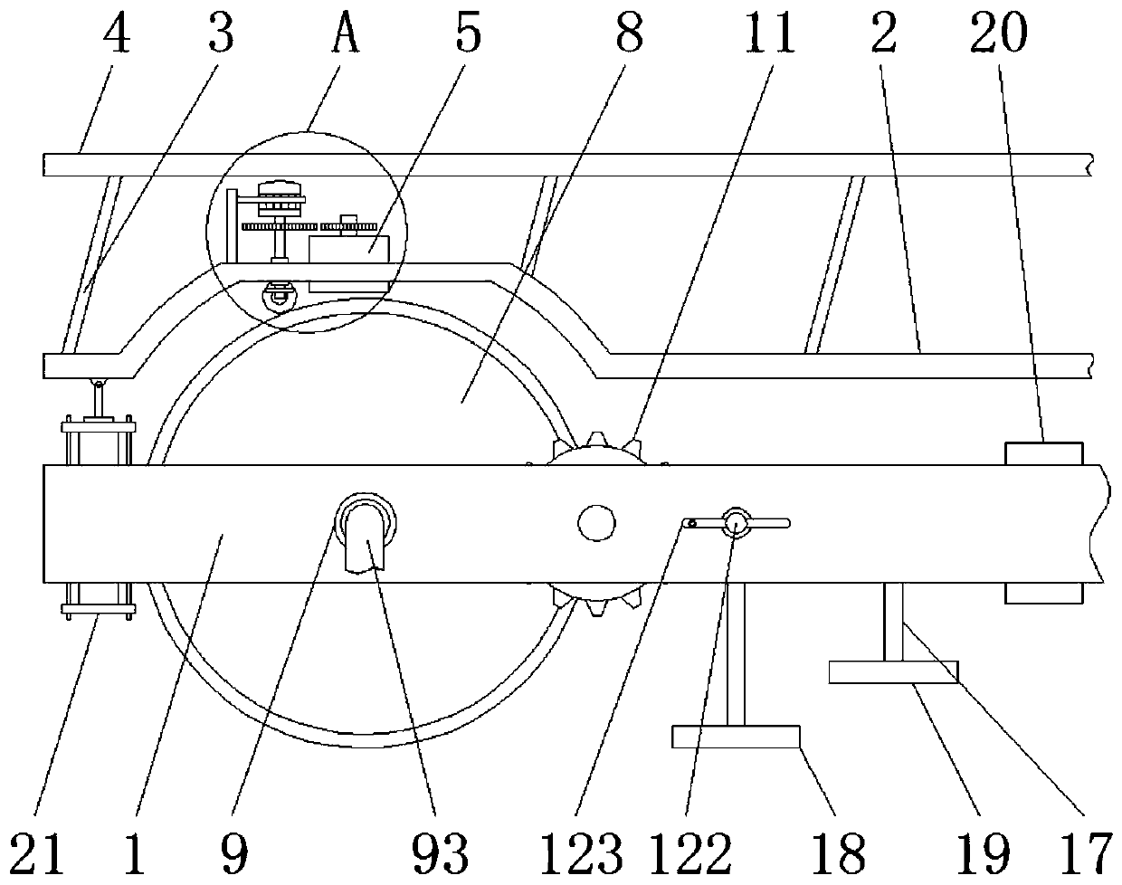 Compression roller structure for pavement compactor