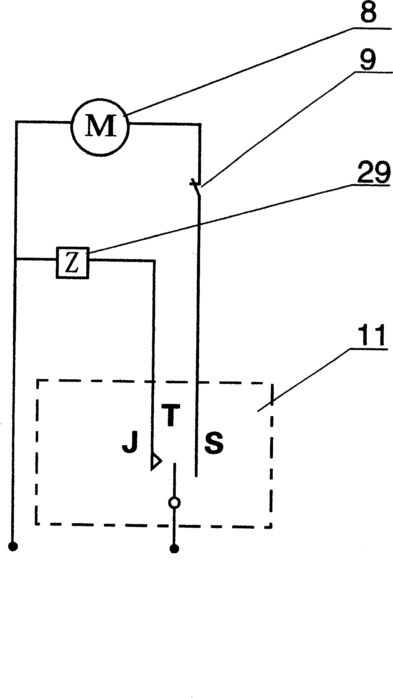 Mosquito net elevator with clutch