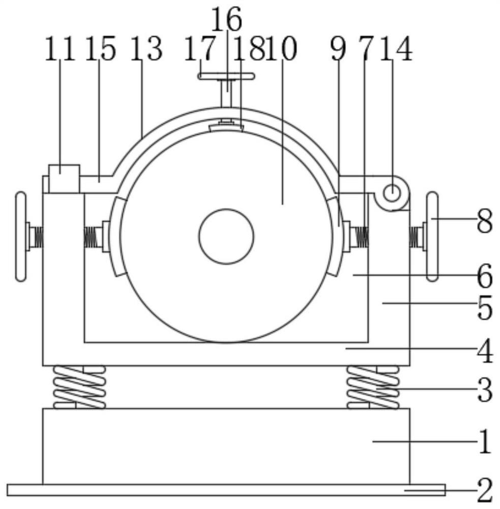 Electromechanical equipment vibration detection device