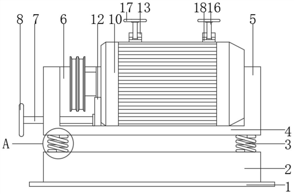 Electromechanical equipment vibration detection device