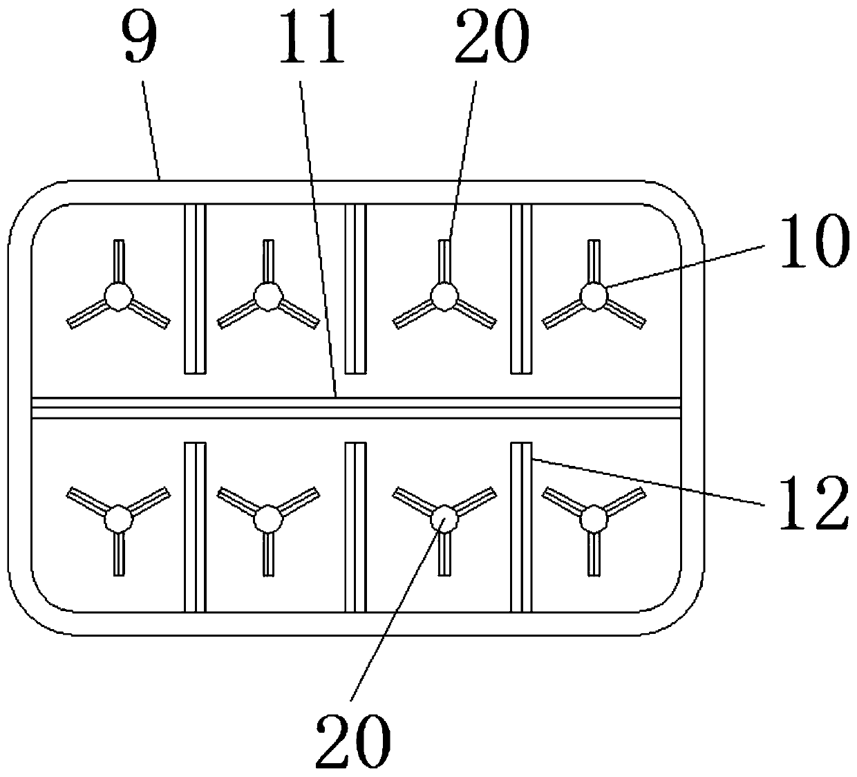 Mashing device for producing and processing traditional Chinese medicinal materials