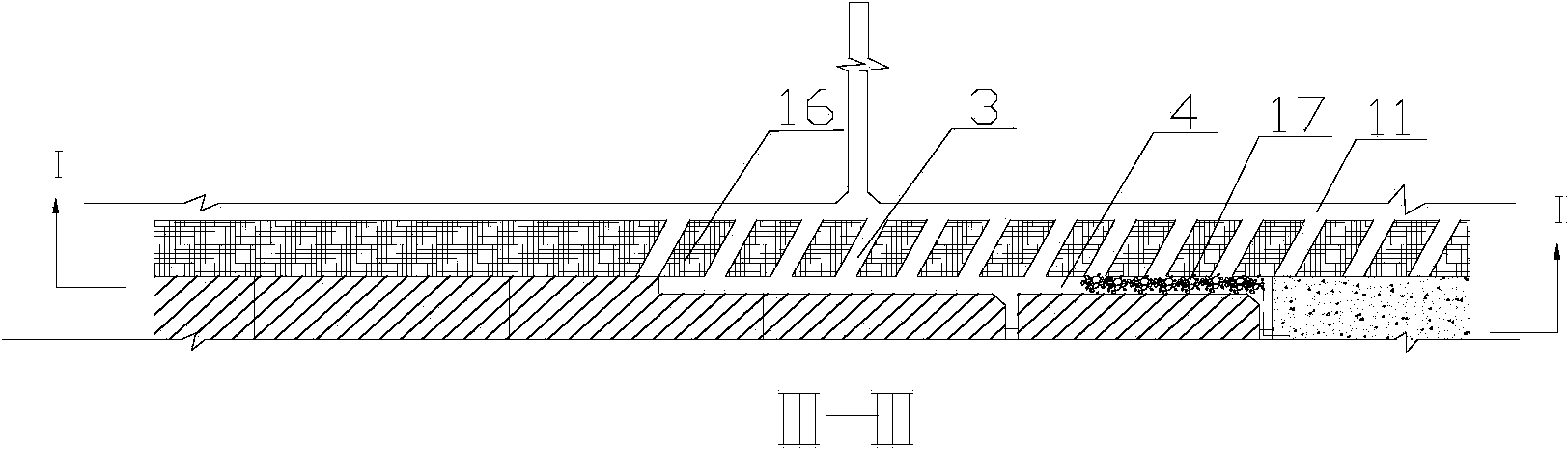 Pre-set space filling mining method without top column and bottom column