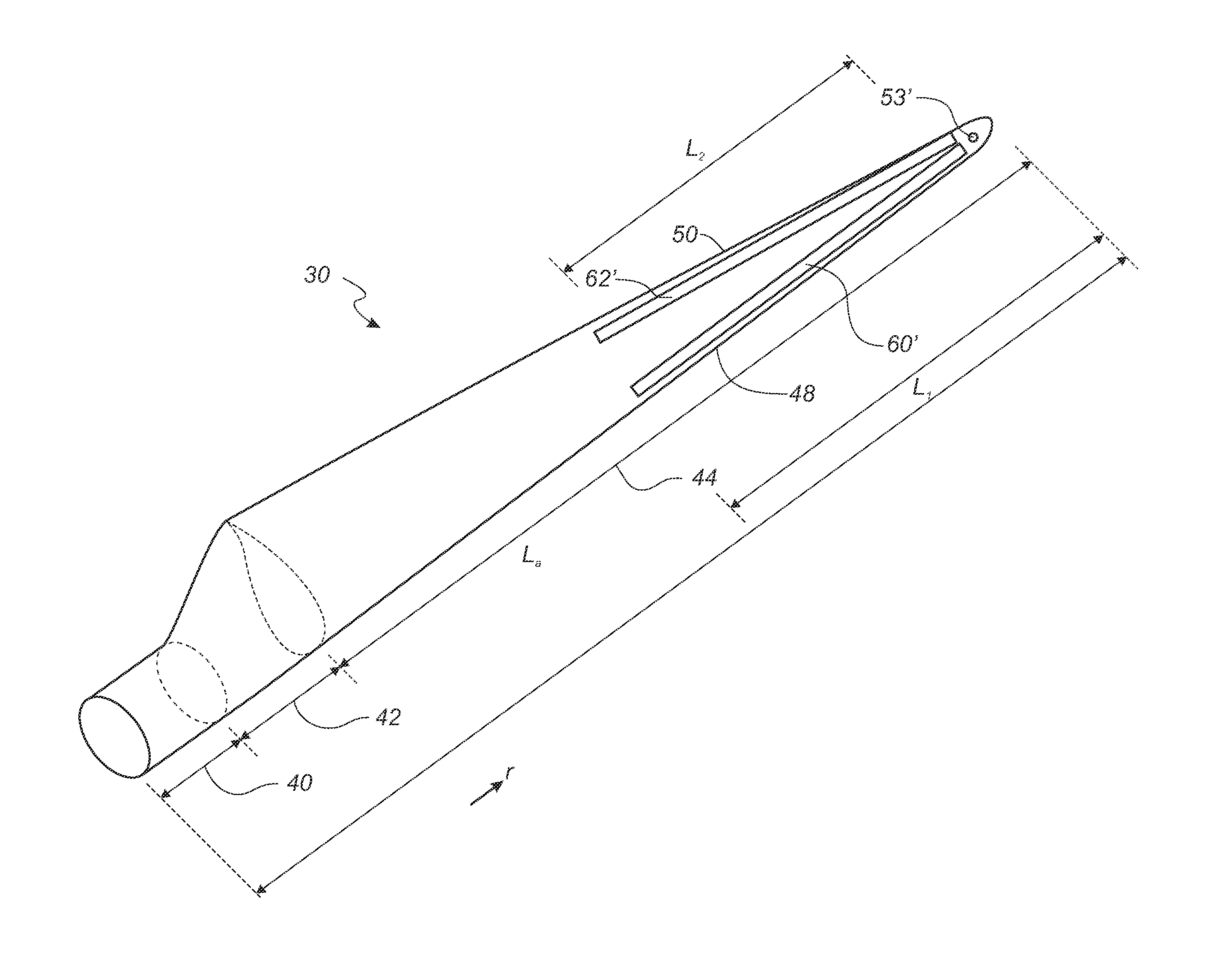 Wind turbine blade with a lightning protection system