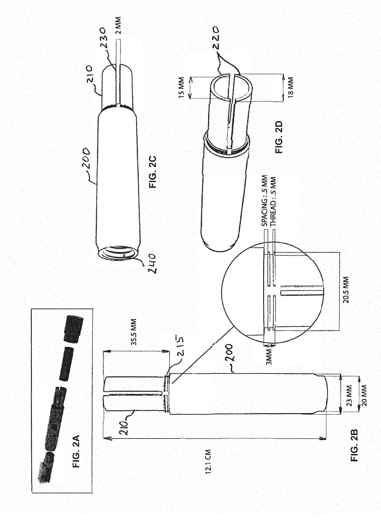 Modular hair brush dispensing styling products