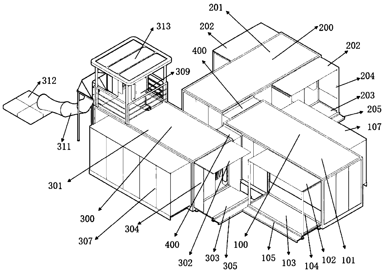 Modular fire-fighting theme emergency safety training experience pavilion