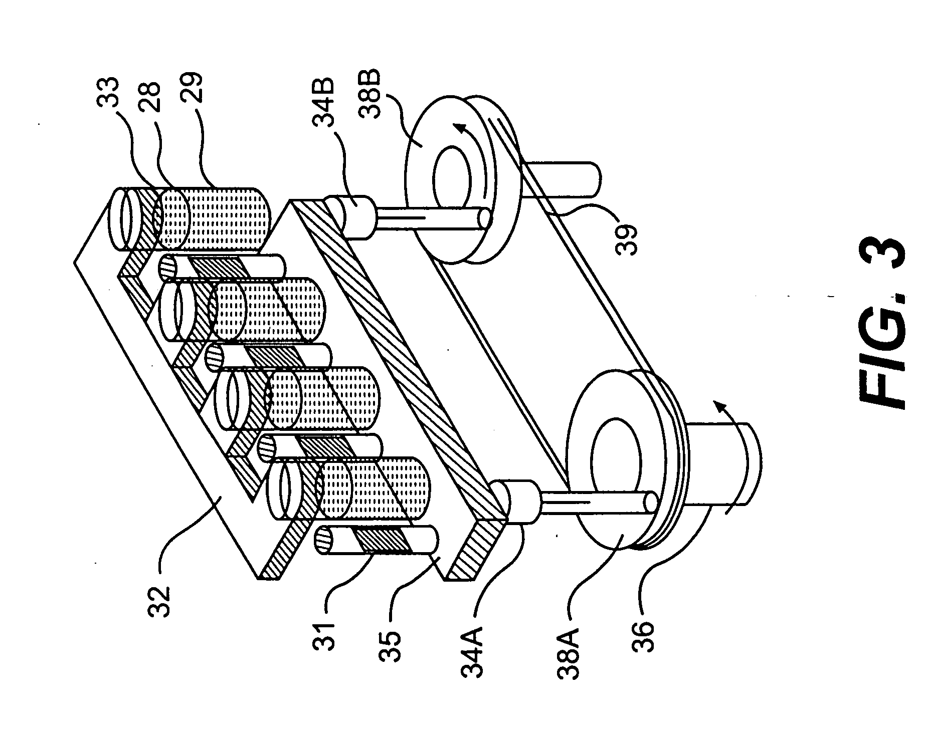 Apparatus for processing magnetic particles