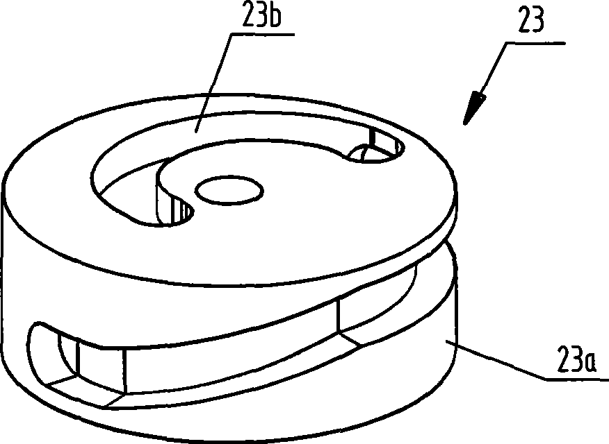 Link gear of knitting cam