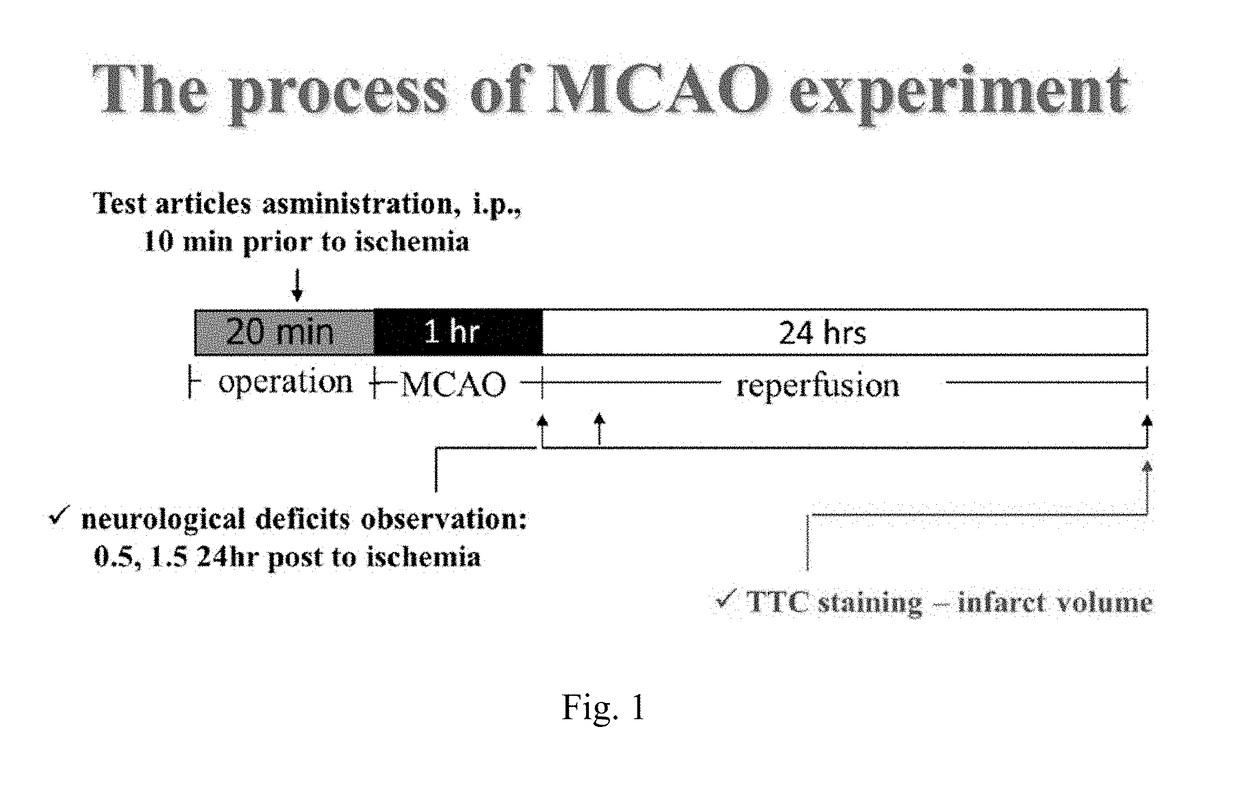 Method for treating stroke or reducing nerve injury