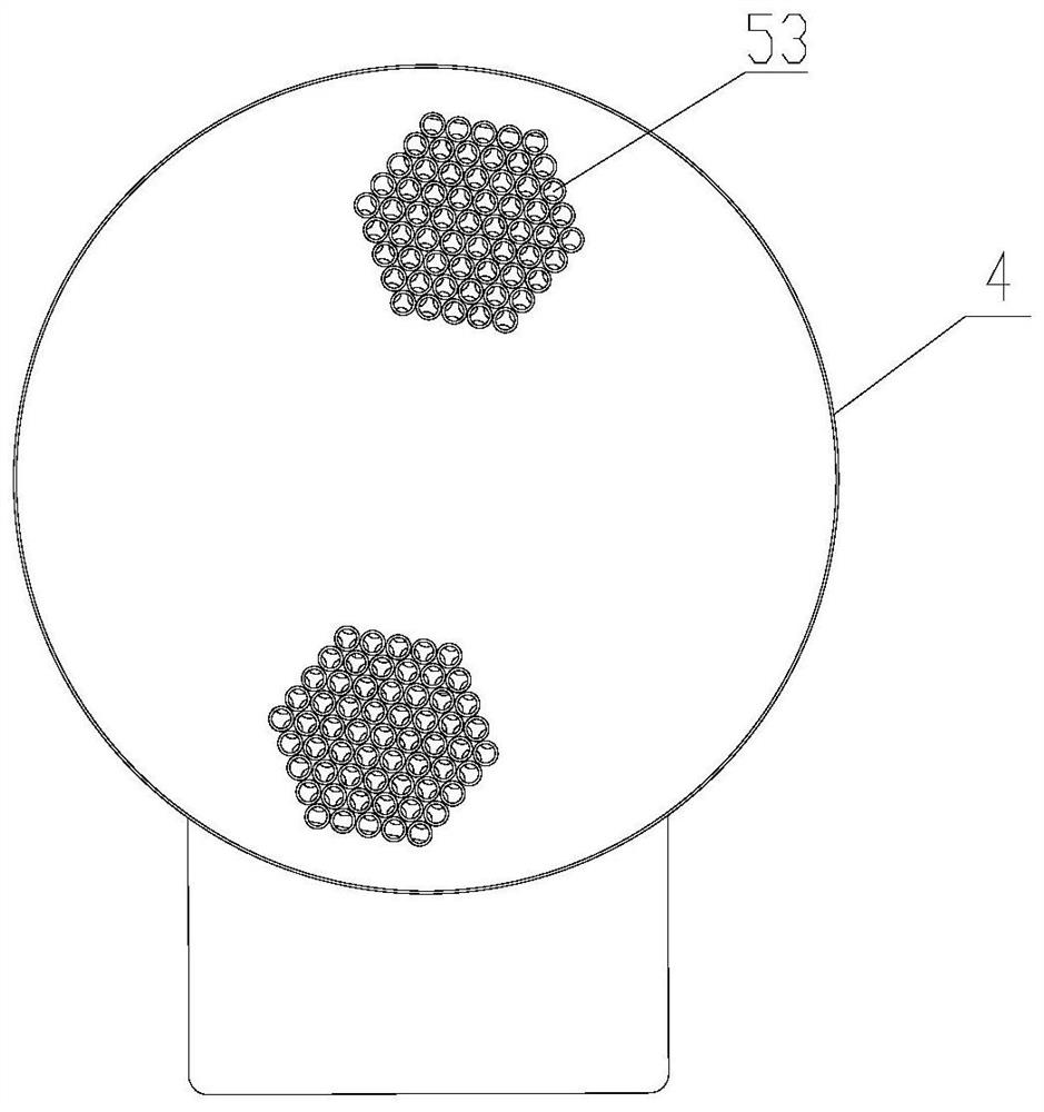 A device for quantitatively filling the inner barrel of fireworks