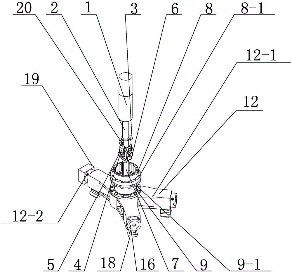 Smooth and self-adaptive valve screwing mechanical arm mechanism