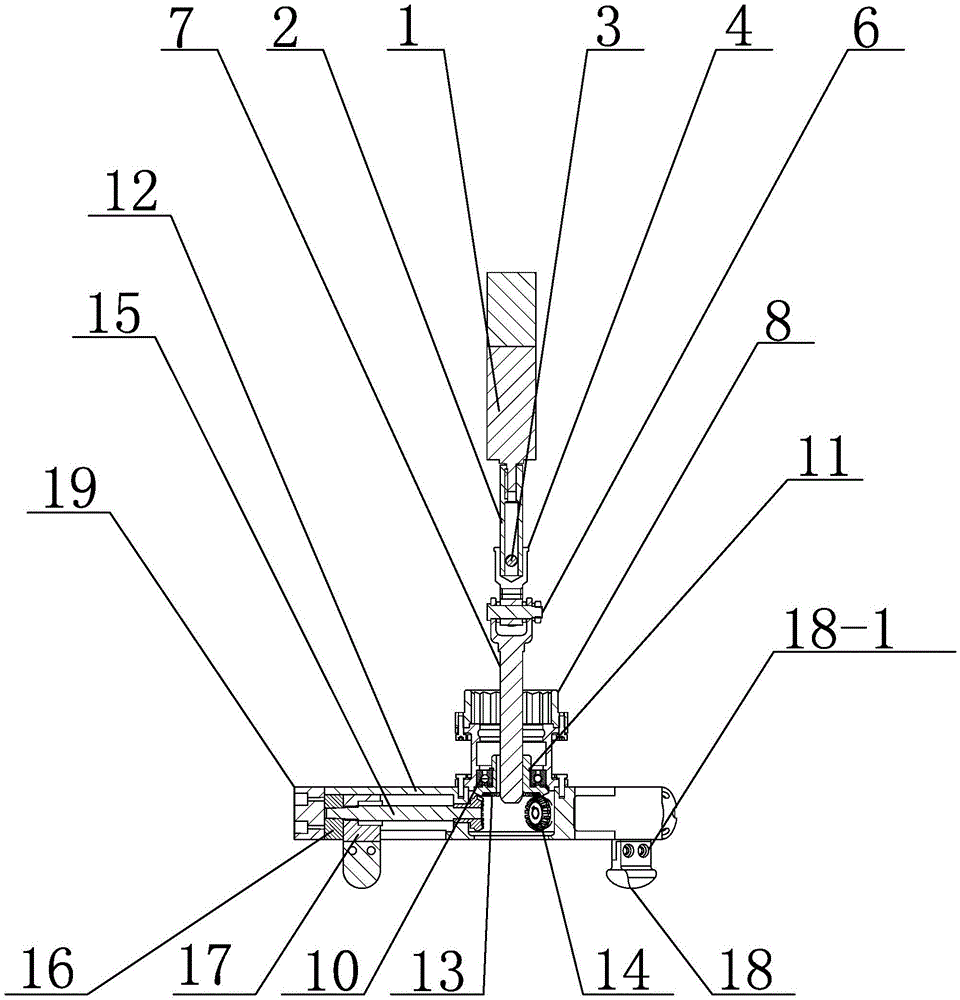 Smooth and self-adaptive valve screwing mechanical arm mechanism