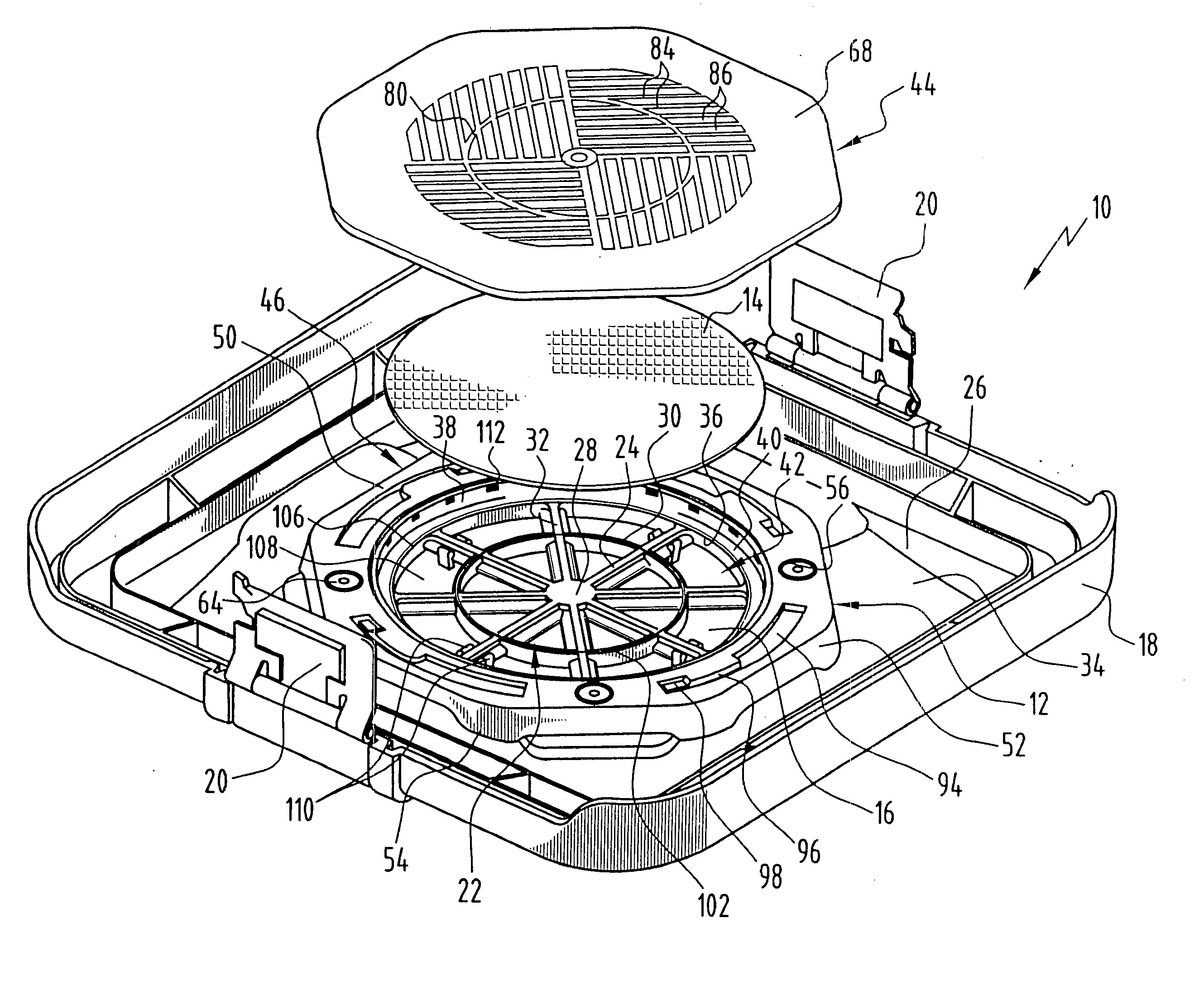 Sterile container with sterile filter