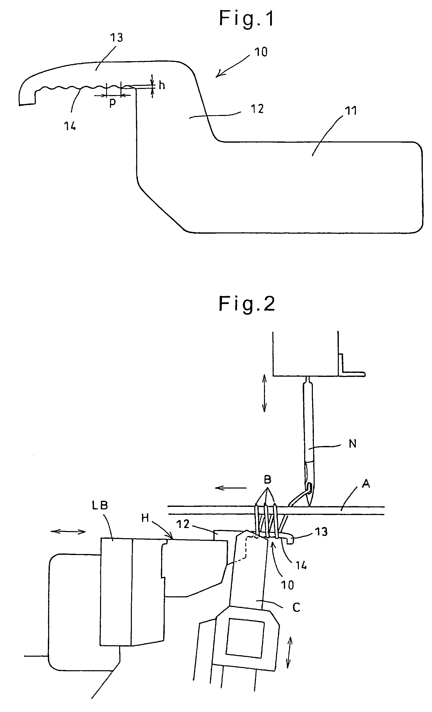 Looper for tufting machine