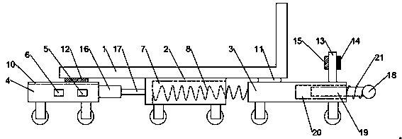 Anti-collision device for laser-guided vehicle and implementation method