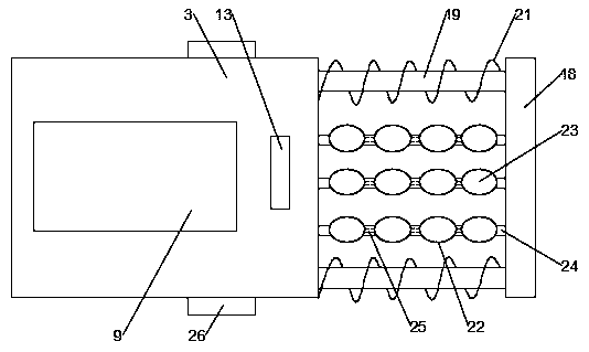 Anti-collision device for laser-guided vehicle and implementation method