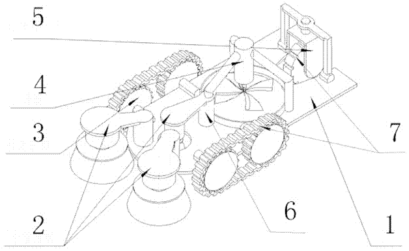 Robot for cleaning composite adsorption ship body