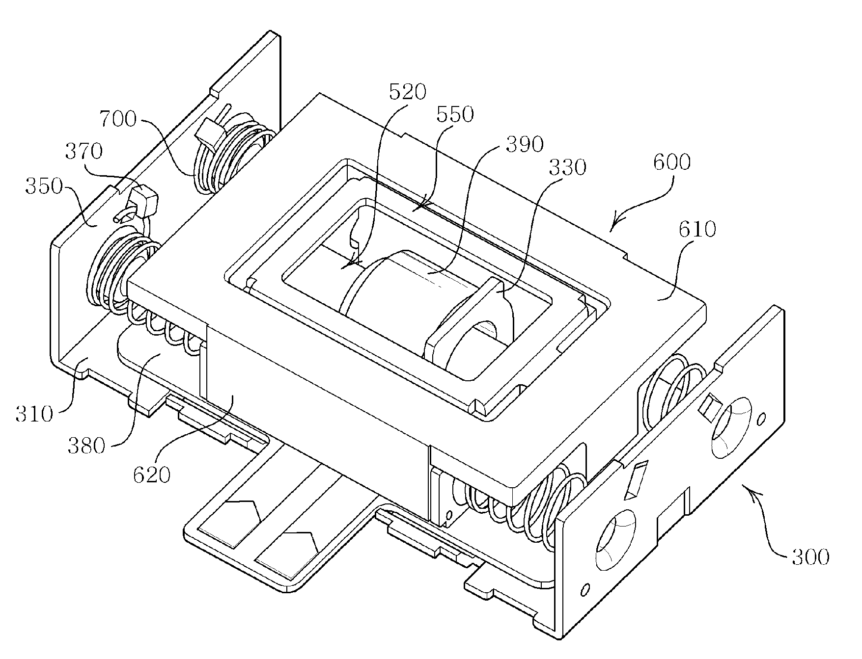 Horizontal linear vibrator