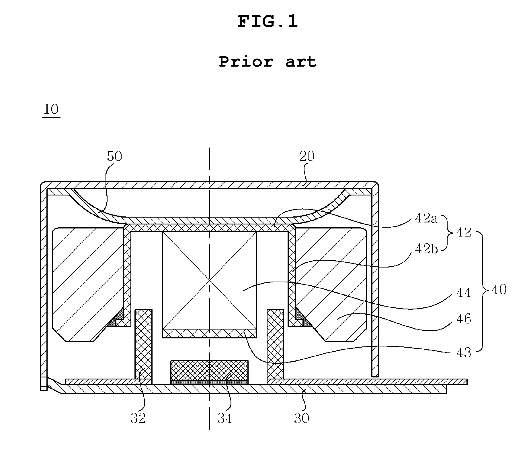 Horizontal linear vibrator