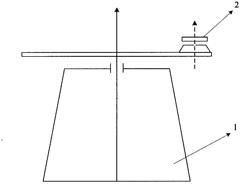 Linear vibration and overload combinatorial testing method and apparatus thereof