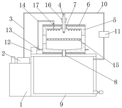 Hydrops preventing type wound irrigator for general surgery department