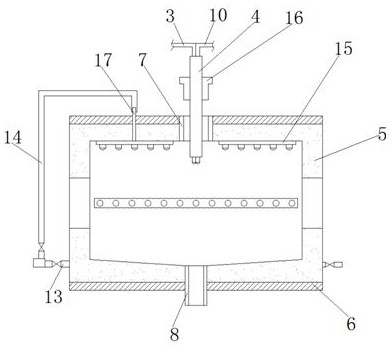 Hydrops preventing type wound irrigator for general surgery department