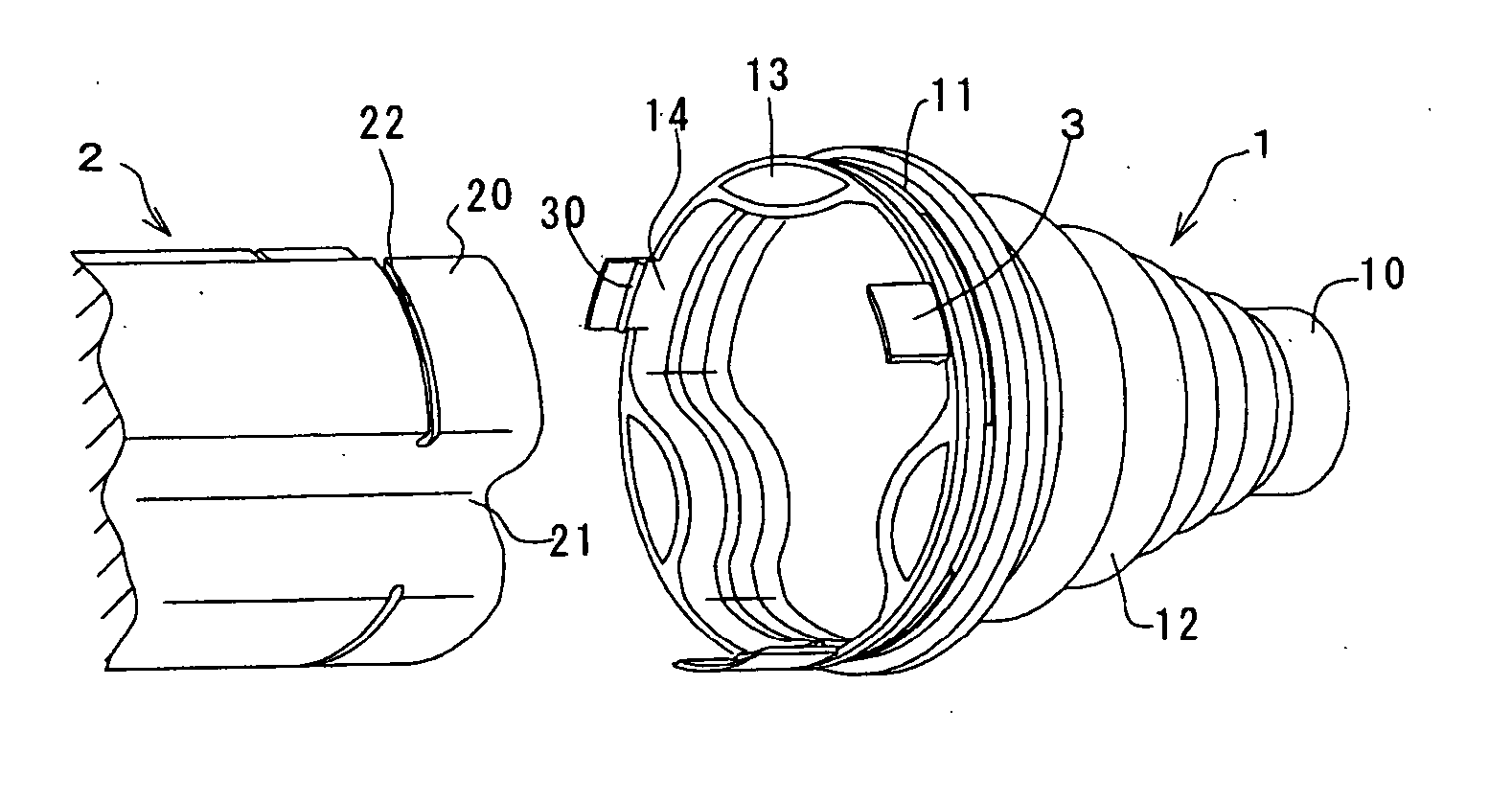 Boot for constant velocity universal joint