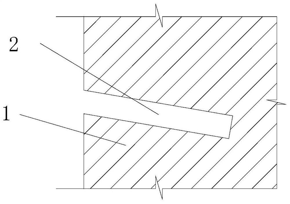 Microbial grouting anchoring method and anchoring structure for cavity grouting