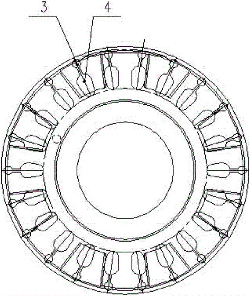 Highly-efficient composite cage bar motor rotor and preparation method thereof