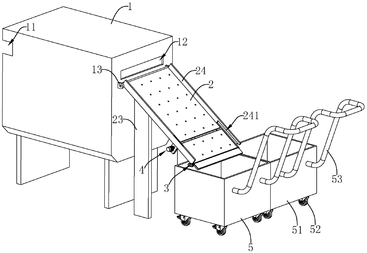 CTP plate making machine with material receiving function