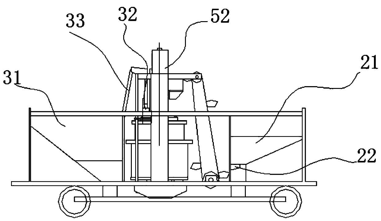 A road concrete transport mixing device and its use method