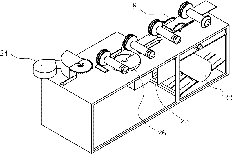 Waste wood slicing method and machine