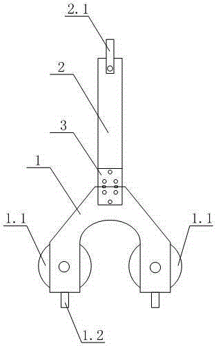 Power transmission line channel crossing protection mechanism