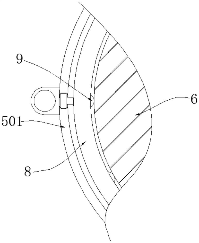 A kind of rotor punching equipment that can avoid excessive opening for three-phase motor processing