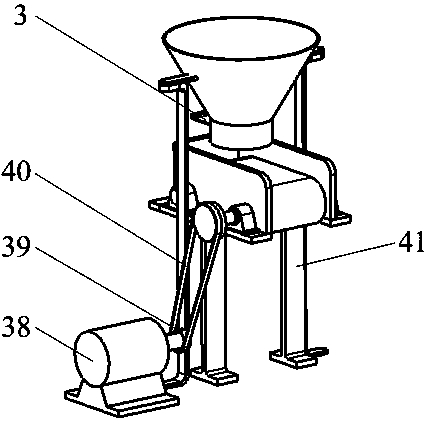 Walnut feeding, conveying, isolating and shelling all-in-one machine