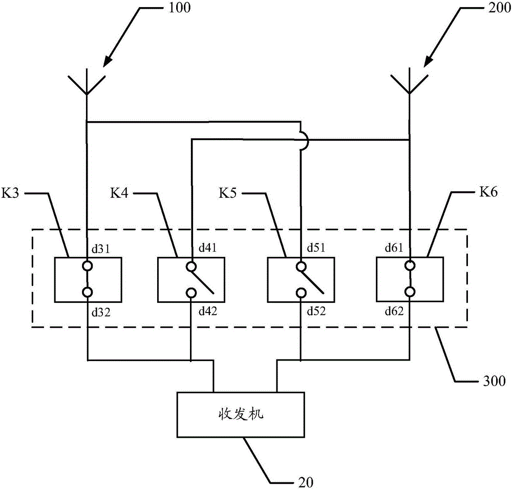 Antenna system, communication terminal and control method of communication terminal