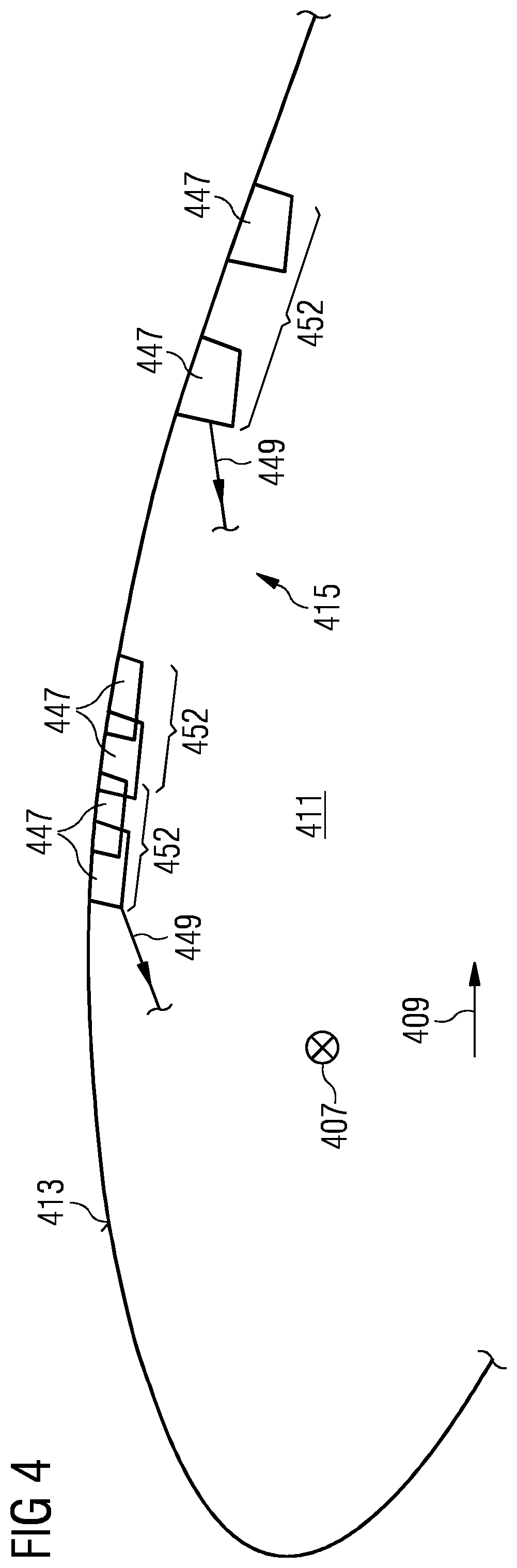 Determining air flow characteristic