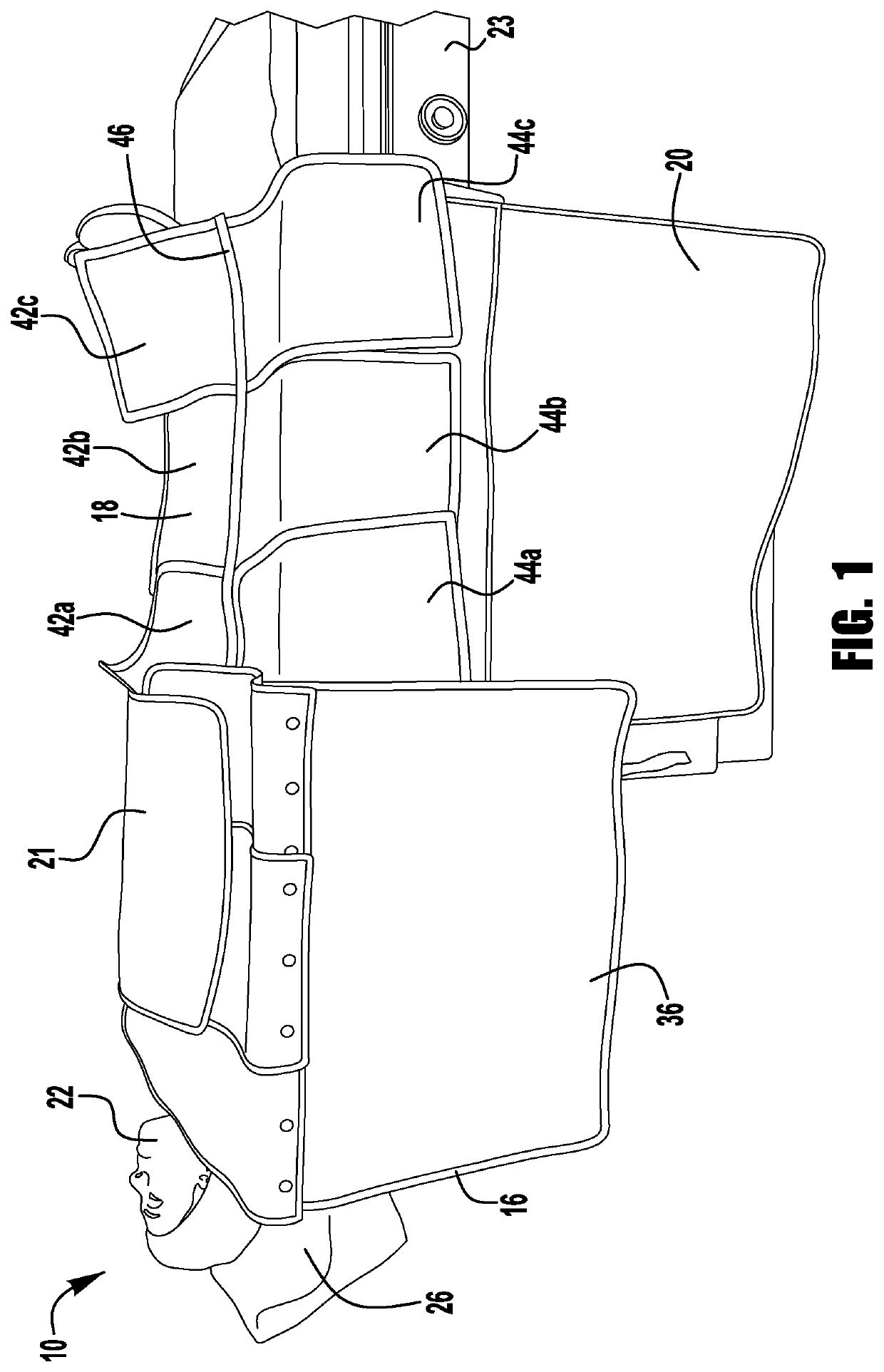 Radiation scatter protection system