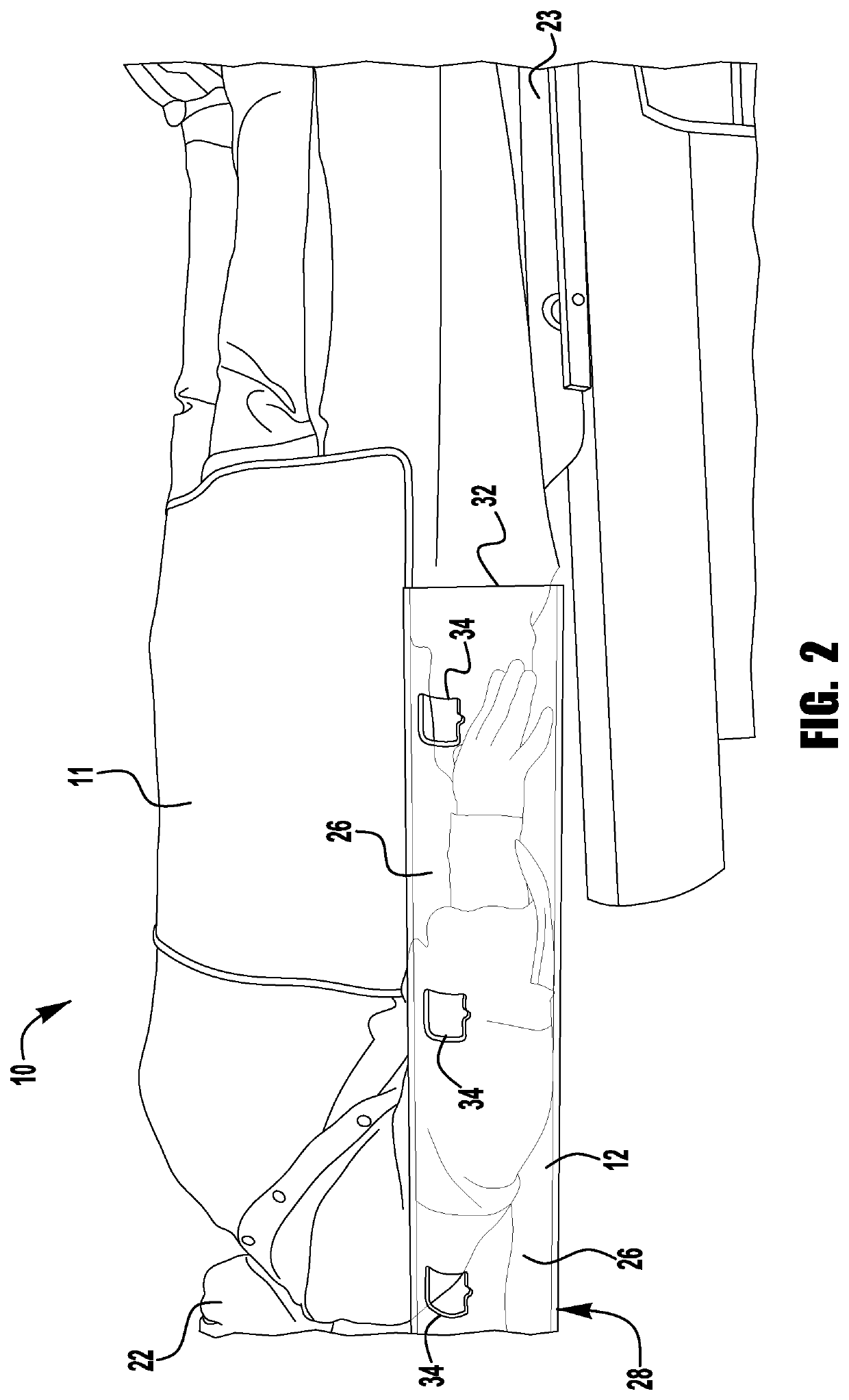 Radiation scatter protection system