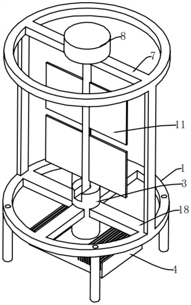 Computer heat dissipation device convenient to clean