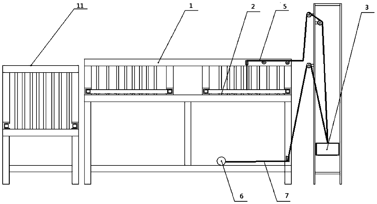 Unpowered loading shelf