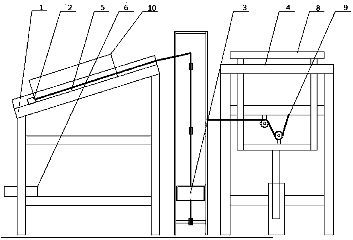 Unpowered loading shelf