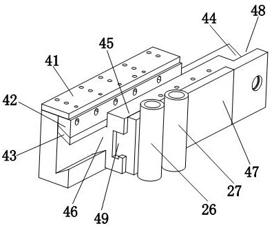 A single-wire core progressive conveying device for a stranding machine