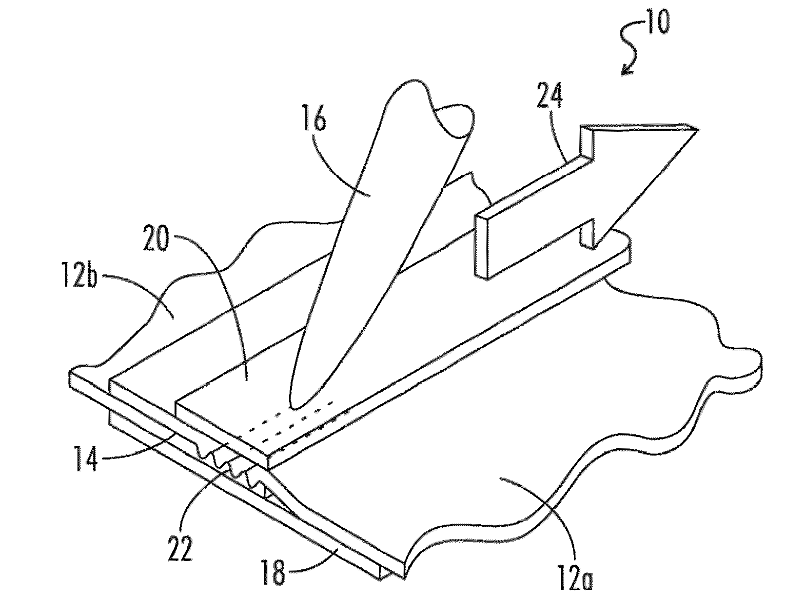 Polymer seaming with diffusion welds